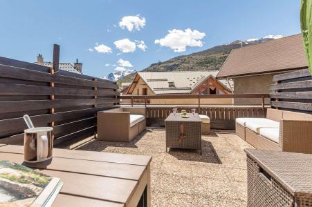 Vakantie in de bergen Studio bergnis 3 personen (MON003) - Résidence Sainte Catherine - Serre Chevalier - Terras