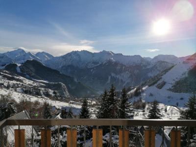 Holiday in mountain resort 2 room apartment cabin 5 people (4) - Résidence Santa Monica - Alpe d'Huez - Balcony