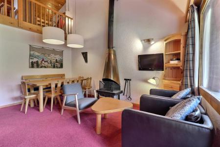 Holiday in mountain resort 3 room mezzanine apartment 8 people (29) - Résidence Saulire - Méribel-Mottaret - Living room