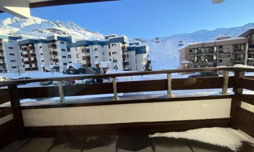 Holiday in mountain resort Studio 4 people (28m²) - Résidence Schuss - MH - Val Thorens - Balcony