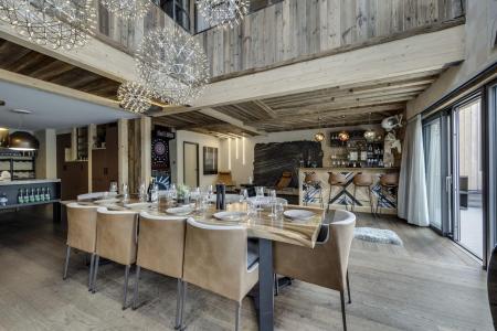 Holiday in mountain resort 6 room duplex apartment 10 people (TAJJ) - Résidence Semper Vivens - Tignes - Living room