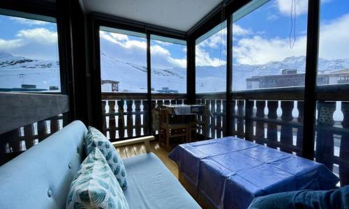 Wakacje w górach Studio 4 osoby (35m²-2) - Résidence Serac - MH - Val Thorens - Weranda