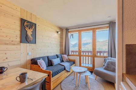 Vakantie in de bergen Appartement 2 kamers 4 personen (306) - Résidence Sextant - Montchavin La Plagne - Woonkamer