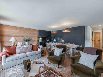 Urlaub in den Bergen 5-Zimmer-Holzhütte für 10 Personen (001) - Résidence So Pure - Méribel-Mottaret - Wohnzimmer