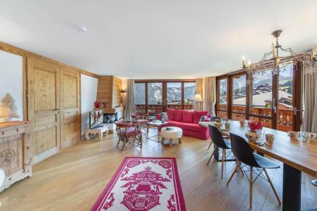 Vakantie in de bergen Appartement 4 kamers 7 personen (19A) - Résidence Soleil Levant - Courchevel - Woonkamer