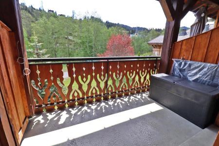 Holiday in mountain resort Studio mezzanine 4 people - Résidence Songy - Les Gets - Terrace