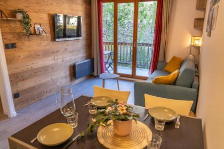 Vakantie in de bergen Appartement 2 kamers 4 personen (2112) - Résidence Terrasses du Soleil d'Or - Les Orres - Woonkamer