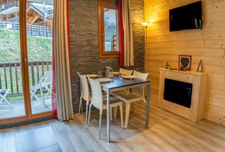 Urlaub in den Bergen Studio Schlafnische 4 Personen (3110) - Résidence Terrasses du Soleil d'Or - Les Orres - Wohnzimmer