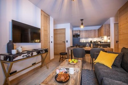 Holiday in mountain resort 3 room apartment 6 people - Résidence Terresens Le Snoroc - La Plagne - Living room