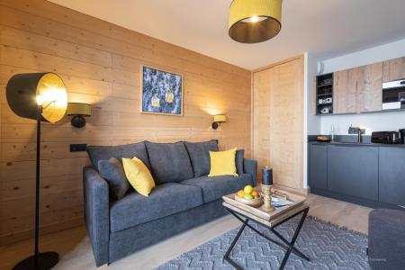 Vacances en montagne Studio cabine 4 personnes - Résidence Terresens Le Snoroc - Montalbert - Canapé