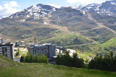 Urlaub in den Bergen Studio für 3 Personen (415) - Résidence Tougnette - Les Menuires - Draußen im Sommer