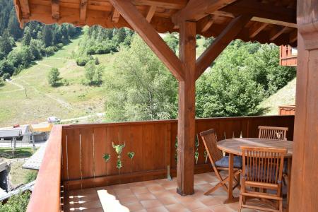 Vacaciones en montaña Apartamento 4 piezas para 6 personas (12) - Résidence Tour du Merle - Champagny-en-Vanoise - Balcón