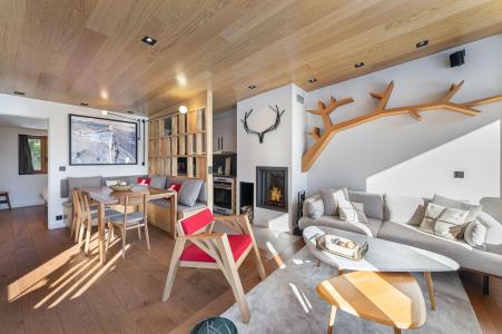 Holiday in mountain resort 5 room triplex apartment 8 people - Résidence Triolet - Courchevel - Living room