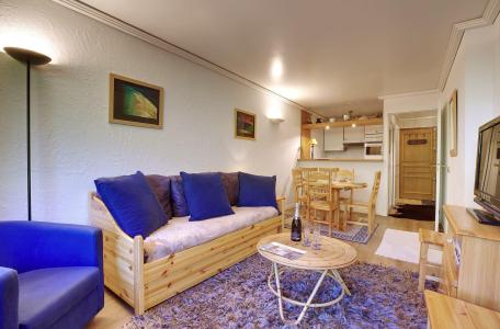 Urlaub in den Bergen 2-Zimmer-Appartment für 4 Personen (11) - Résidence Trois Vallées - Courchevel - Einfache Klappschlafcouch