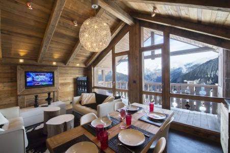 Urlaub in den Bergen 3-Zimmer-Appartment für 4 Personen (28) - Résidence Trois Vallées - Courchevel - Wohnzimmer