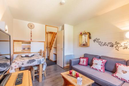 Urlaub in den Bergen 2 Zimmer Maisonettewohnung für 5 Personen (025) - Résidence Trompe l'Oeil - Montchavin La Plagne - Wohnzimmer