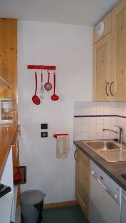 Holiday in mountain resort 2 room apartment 5 people (107) - Résidence Turquoise - La Plagne - Open-plan kitchen