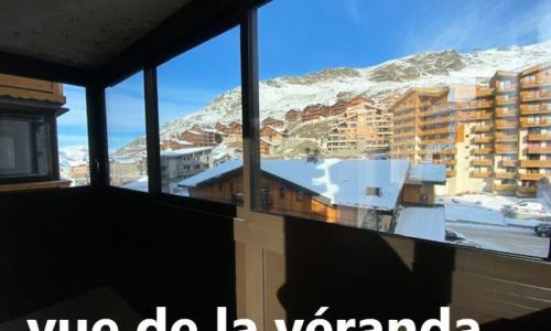 Vakantie in de bergen Studio 4 personen (25m²) - Résidence Vanoise - MH - Val Thorens - Balkon