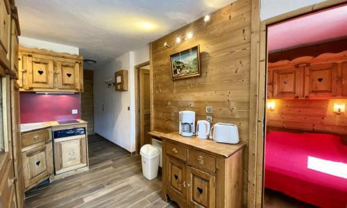 Vakantie in de bergen Appartement 3 kamers 6 personen (55m²) - Résidence Vanoise - MH - Val Thorens - Woonkamer