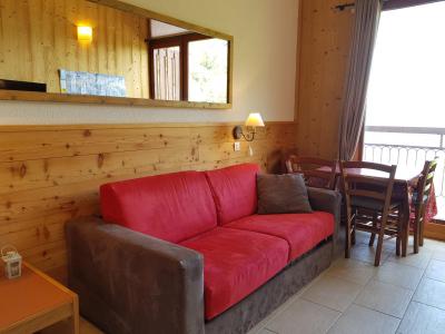 Holiday in mountain resort Studio sleeping corner 5 people (1144) - Résidence Varet - Les Arcs - Living room