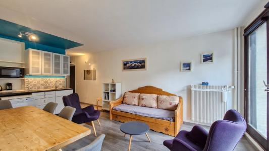 Holiday in mountain resort 3 room apartment sleeping corner 8 people (W22) - Résidence Véga - Flaine - Living room