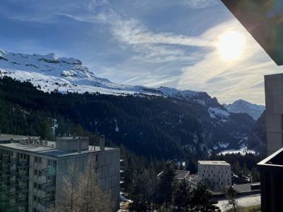 Urlaub in den Bergen Studio für 4 Personen (72) - Résidence Véga - Flaine - Balkon