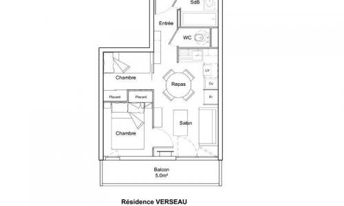 Urlaub in den Bergen Studio für 4 Personen (Sélection 26m²-2) - Résidence Verseau - Maeva Home - Flaine - Draußen im Sommer