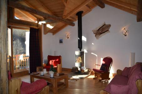 Vakantie in de bergen Appartement duplex 5 kamers 8 personen (CHCHARDO) - Résidence Villarenger - Saint Martin de Belleville - Woonkamer