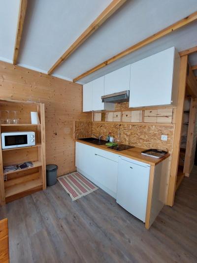Vacanze in montagna Monolocale con alcova per 4 persone (34) - Résidence Waala - Les 2 Alpes - Cucinino