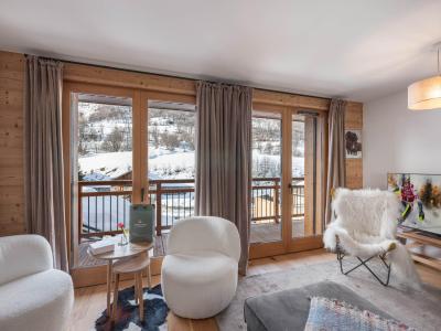 Vakantie in de bergen Appartement 4 kamers 6 personen (302) - Résidence Ydilia - Saint Martin de Belleville - Woonkamer
