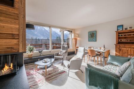 Urlaub in den Bergen 3-Zimmer-Appartment für 6 Personen - Résidene Le Cristal des Glaces - Chamonix - Wohnzimmer