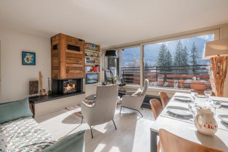 Urlaub in den Bergen 3-Zimmer-Appartment für 6 Personen - Résidene Le Cristal des Glaces - Chamonix - Wohnzimmer