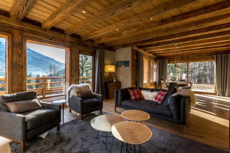 Holiday in mountain resort 6 room chalet 10 people - Sagalodge - La Clusaz - Living room