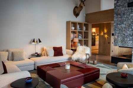 Holiday in mountain resort 5 room apartment cabin 10-12 people (S4) - Silverstone - Val d'Isère - Living room