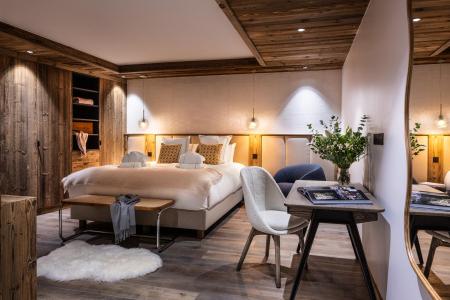 Holiday in mountain resort 5 room duplex apartment cabin 8-10 people (S1) - Silverstone - Val d'Isère - Bedroom