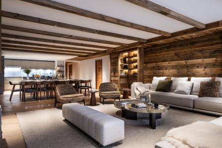 Holiday in mountain resort 6 room apartment cabin 10-12 people (S2) - Silverstone - Val d'Isère - Living room