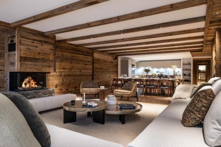 Holiday in mountain resort 6 room apartment cabin 10-12 people (S2) - Silverstone - Val d'Isère - Living room