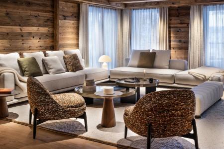 Holiday in mountain resort 6 room apartment cabin 10-12 people (S2) - Silverstone - Val d'Isère - Living room