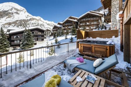 Wakacje w górach Apartament triplex 5 pokojowy  10-12 osób (S5) - Silverstone - Val d'Isère - Taras