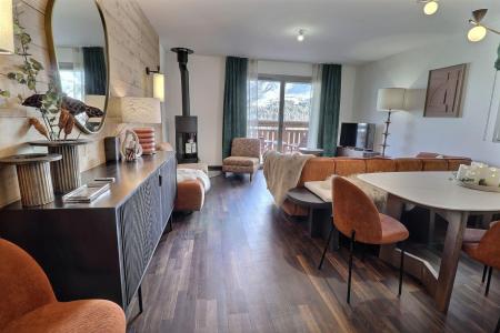 Vakantie in de bergen Appartement 3 kabine kamers 8 personen (B102) - So Pure - Méribel - Woonkamer