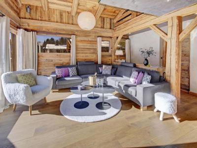 Holiday in mountain resort 5 room triplex chalet 9 people - Sweet Nest Lodge - La Clusaz - Living room