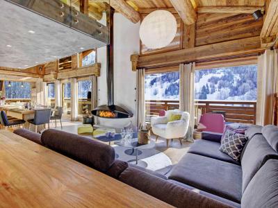 Vacances en montagne Chalet triplex 5 pièces 9 personnes - Sweet Nest Lodge - La Clusaz - Séjour