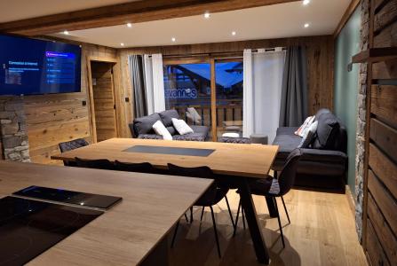 Vakantie in de bergen Appartement 5 kamers 10 personen (102) - Teka - Les Gets - Woonkamer