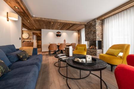 Holiday in mountain resort 4 room apartment 6 people (A22) - Vail Lodge - Val d'Isère - Living room