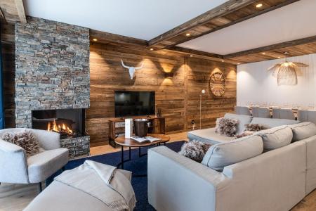 Holiday in mountain resort 4 room apartment cabin 6-8 people (A01) - Vail Lodge - Val d'Isère - Living room