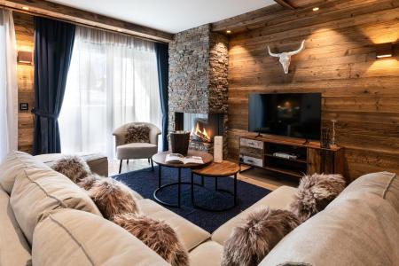 Holiday in mountain resort 4 room apartment cabin 6-8 people (A01) - Vail Lodge - Val d'Isère - Living room