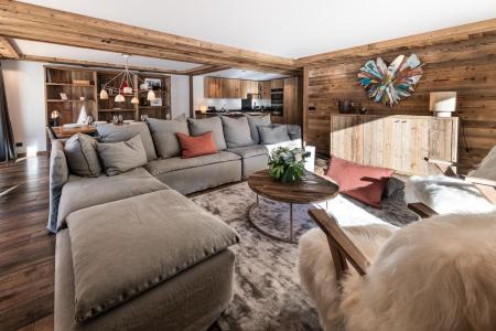 Holiday in mountain resort 4 room apartment cabin 6-8 people (B32) - Vail Lodge - Val d'Isère - Living room