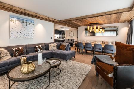 Holiday in mountain resort 5 room apartment cabin 8-10 people (B12) - Vail Lodge - Val d'Isère - Living room