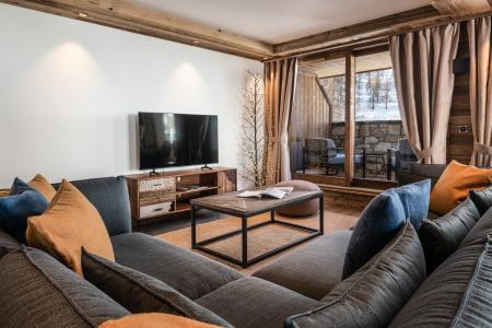 Holiday in mountain resort 6 room duplex apartment 10 people (B31) - Vail Lodge - Val d'Isère - Living room