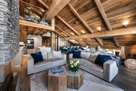 Vacances en montagne Appartement 4 pièces duplex cabine 8-10 personnes (A32) - Vail Lodge - Val d'Isère - Séjour